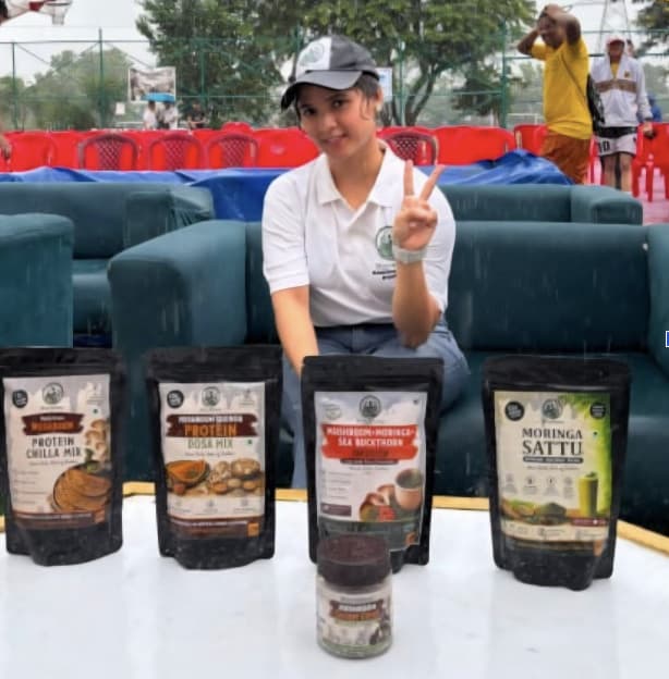 The full Manico Harvest product range laid out at the event